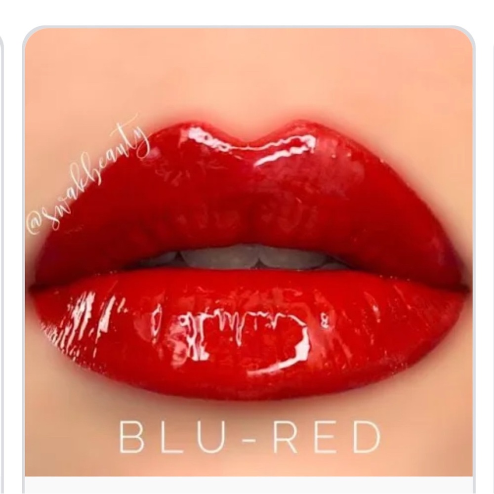 LipSense Blu-Red Glossy Lipstick Set
